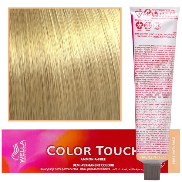 WELLA COLOR TOUCH profesjonalna farba do włosów 60 ml 10/03 Najjaśniejszy Blond Naturalny Złoty