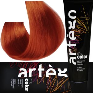 ARTEGO IT'S COLOR - farba w kremie 150ml, cała paleta kolorów 6.40 - 6KO | Ciemnopomarańczowy Blond