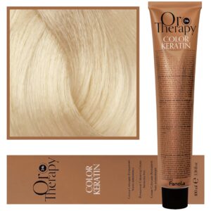 Fanola Oro Therapy - farba do włosów bez amoniaku, pełna paleta kolorów 11,0 | Superjasny Blond Platynowy