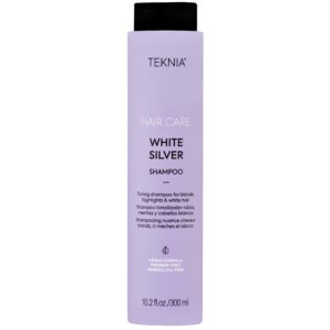 Lakme Teknia White Silver Shampoo - nawilżający szampon do włosów siwych i blond, 300ml