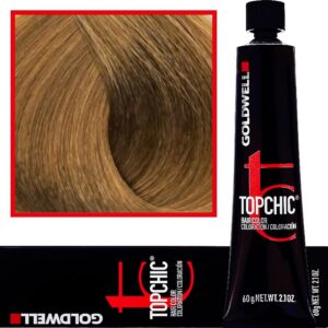 Goldwell Topchic - profesjonalna farba do włosów, 60ml 8-G Jasny Złoty Blond