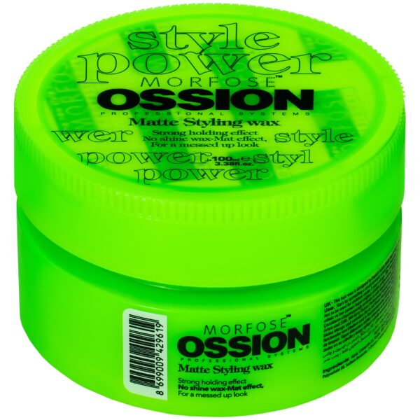 Morfose Ossion Matte Styling Wax – mocny, matowy wosk do stylizacji włosów, 100ml