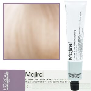Loreal Majirel - profesjonalna farba do włosów, paleta kolorów, 50ml 10.21 Bardzo Bardzo Jasny Blond Opalizujaco-Popielaty