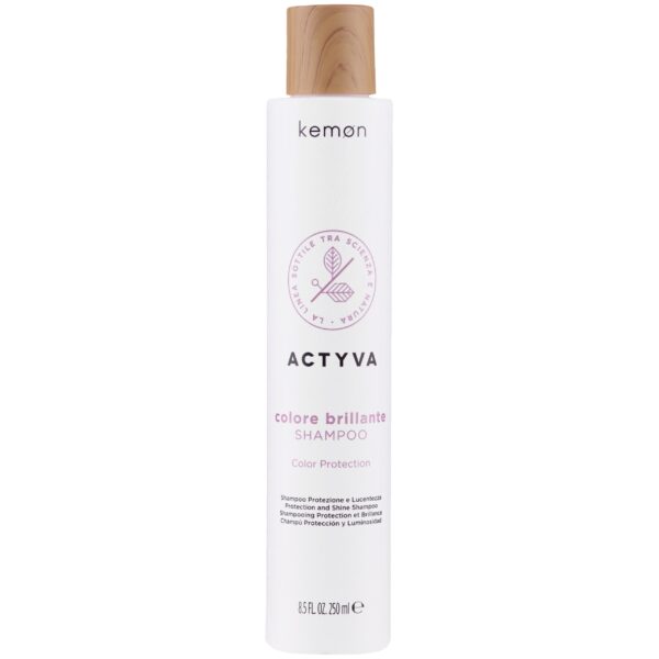 Kemon ACTYVA Colore Brillante - szampon do włosów farbowanych, 250ml