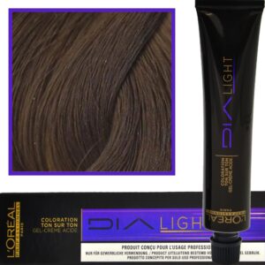 Loreal Dia Light - profesjonalna farba do włosów, 50ml 6 Ciemny Blond