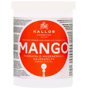 Kallos Mango Moisture Repair Mask - maska do włosów suchych z olejkiem mango, 1000ml