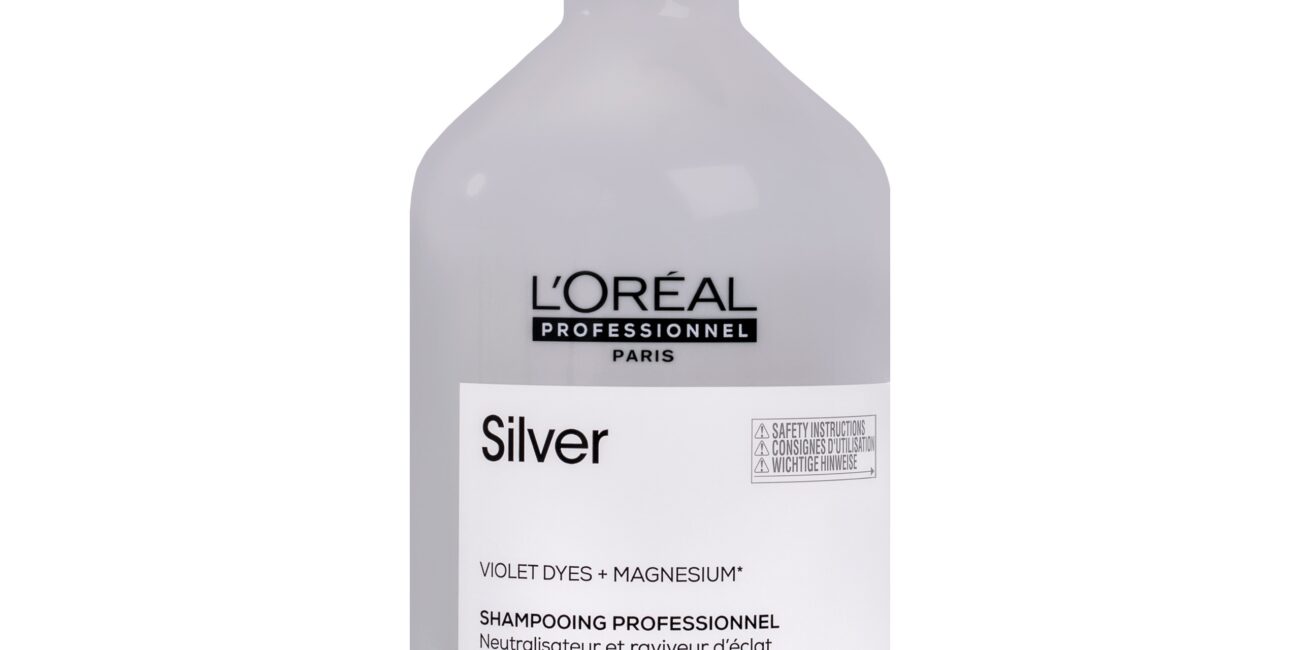 Loreal Silver - rozświetlający szampon do włosów siwych i rozjaśnianych, 500ml