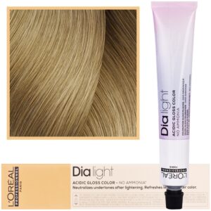 Loreal Dia Light - profesjonalna farba do włosów, 50ml 9.3 Bardzo Jasny Blond Złocisty