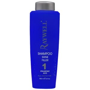 Raywell Shine Filler 1 Shampoo - wygładzający szampon do włosów z kwasem hialuronowym, 1000ml