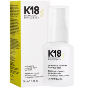K18 Molecular Repair Hair Mist - molekularna, regenerująca mgiełka do włosów, 30ml