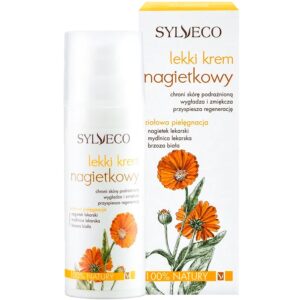 Sylveco Lekki Krem Nagietkowy - regenerujący krem do twarzy z betuliną, 50ml