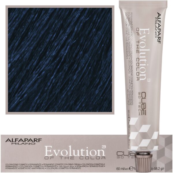 Alfaparf Evolution - farba do włosów 60ml cała paleta 1.11 | Czarno-niebieski