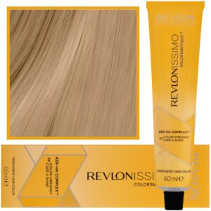 Revlon Revlonissimo Colorsmetique High Coverage - profesjonalna farba do siwych włosów, 60ml HC 9,31 | Bardzo Jasny Złoty Piaskowy Blond