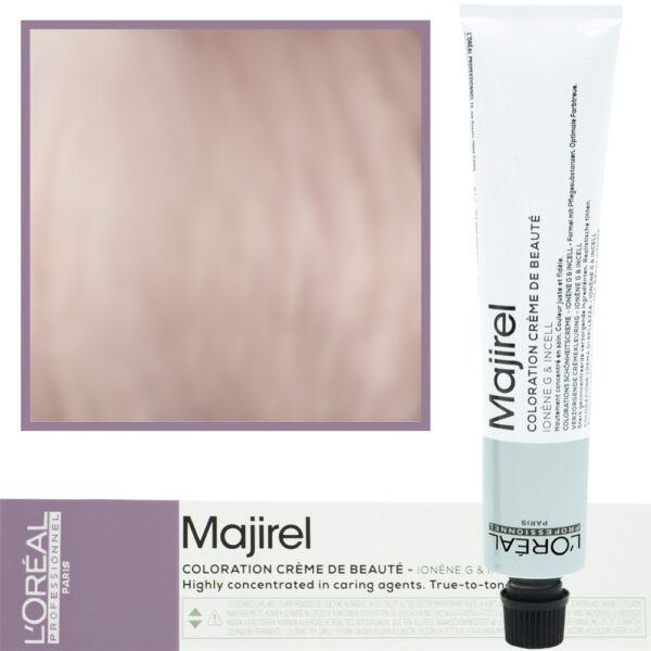Loreal Majirel - profesjonalna farba do włosów, paleta kolorów, 50ml 9.21 Bardzo Jasny Irysowo-Popielaty Blond