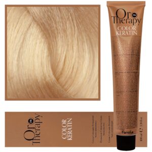 Fanola Oro Therapy - farba do włosów bez amoniaku, pełna paleta kolorów 10,3 | Blond Platynowy Złoty