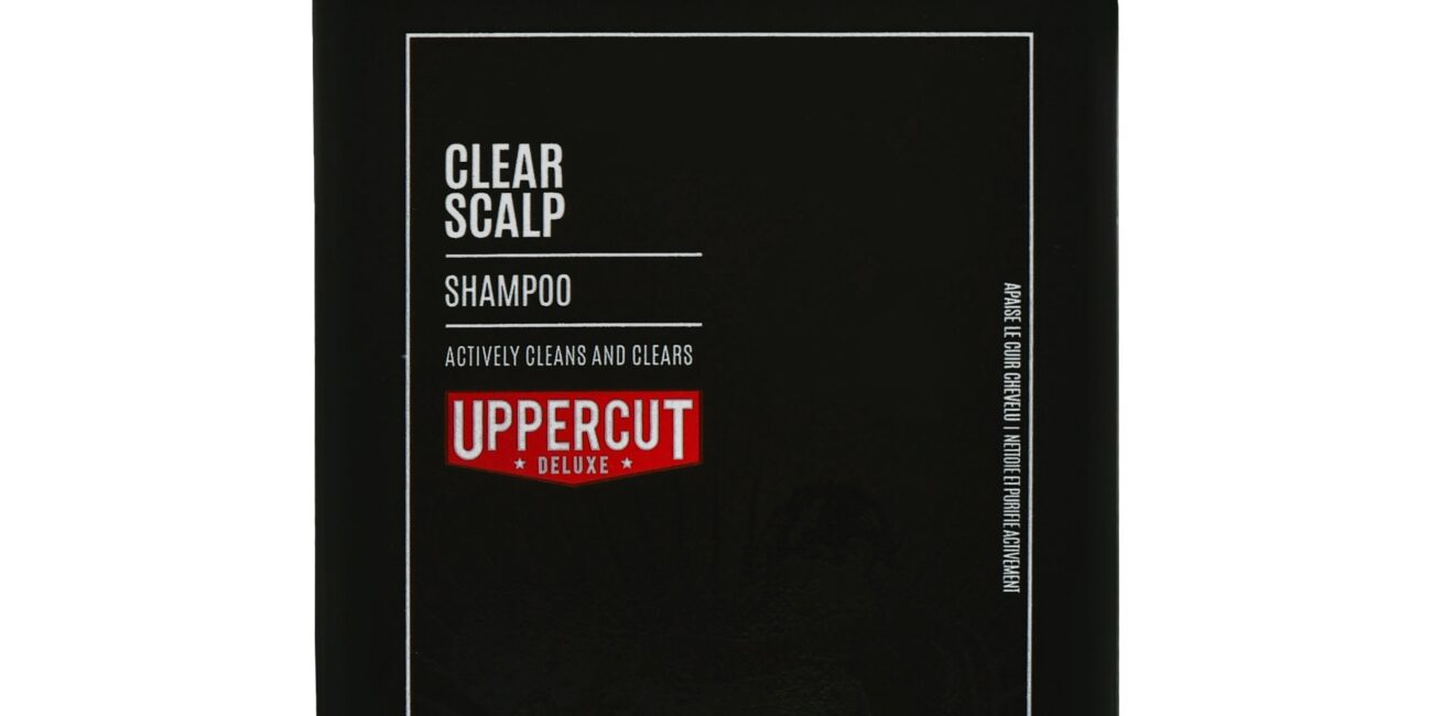 Uppercut Deluxe Clear Scalp Shampoo – szampon redukujący swędzenie skóry głowy, 240ml