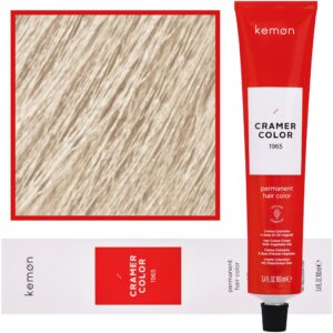 Kemon Cramer Color – kremowa farba do włosów z olejem kokosowym, 100ml 10,78 | Fioletowy Perłowy Platynowy