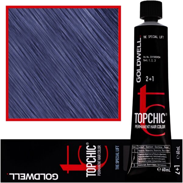 Goldwell Topchic - profesjonalna farba do włosów, 60ml Ash Ash Popielaty