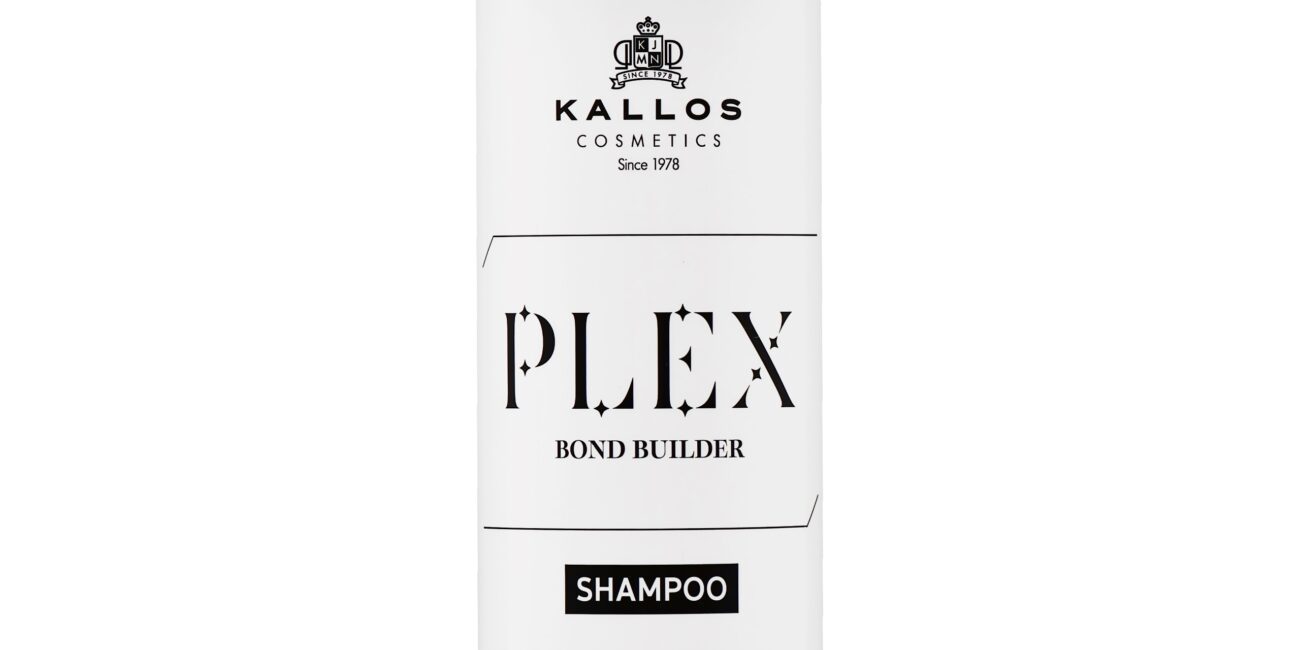 Kallos Plex Bond Builder - szampon wzmacniający z peptydami, do włosów farbowanych, 500ml