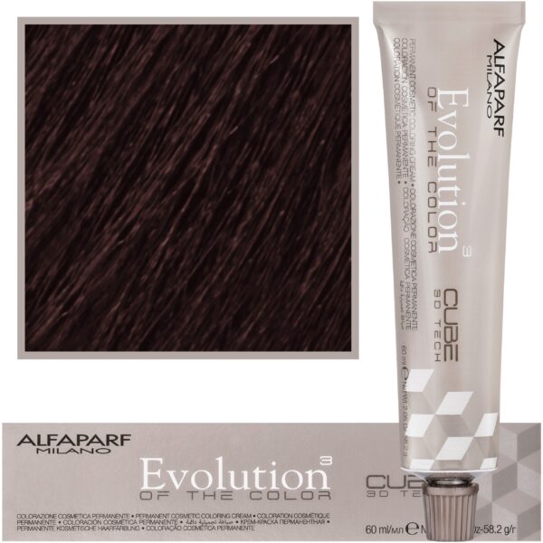 Alfaparf Evolution - farba do włosów 60ml cała paleta 5.5 | Jasny mahoniowy brąz