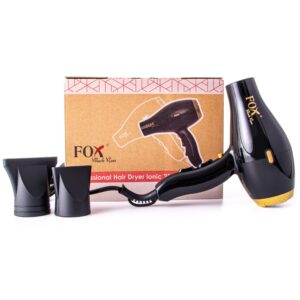 Fox Black Rose - kompaktowa suszarka do włosów z funkcją jonizacji