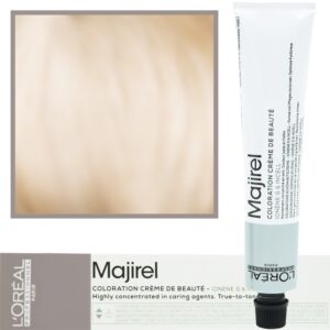 Loreal Majirel - profesjonalna farba do włosów, paleta kolorów, 50ml 10.13 Bardzo Bardzo Jasny Blond Popielato-Złocisty