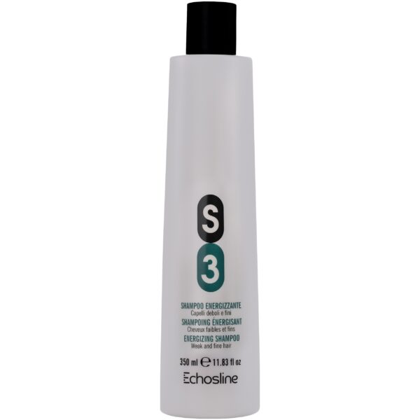 Echosline S3 Energizing Shampoo – wzmacniający szampon do włosów wypadających, 350ml