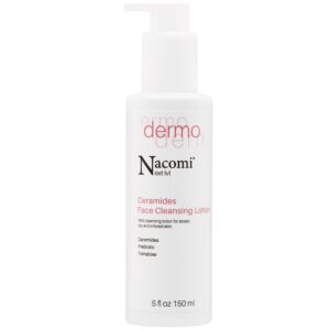 Nacomi Next Level Dermo - łagodna emulsja oczyszczająca do cery atopowej, suchej i podrażnionej, 150ml
