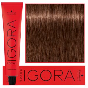 Schwarzkopf Professional Igora Royal - trwała farba do włosów o innowacyjnej formule, 60ml 6-68 | Ciemny Blond Czekoladowy Czerwony