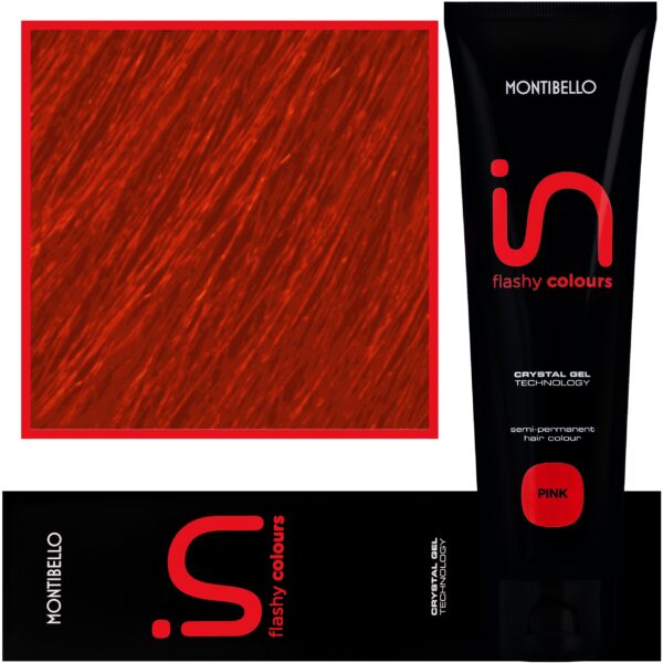 Montibello In Flashy Colours - żel koloryzujący w tęczowych odcieniach, 150ml RED | czerwony