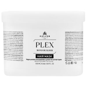 Kallos Plex Bond Builder Mask - regenerująca maska do włosów zniszczonych, 500ml