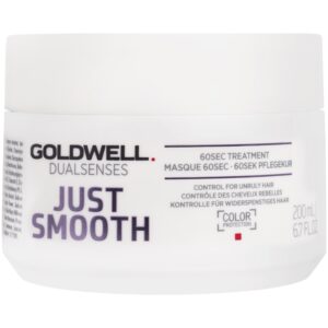 Goldwell Just Smooth 60 sec Treatment - maska do włosów cienkich i łamliwych, 200ml