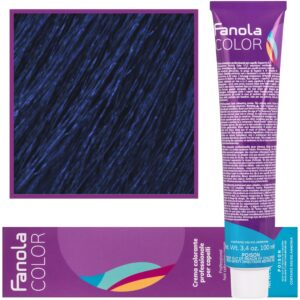 Fanola Crema Color farba - profesjonalny krem koloryzujący, 100 ml Blu Cor. | (Korektor) Niebieski