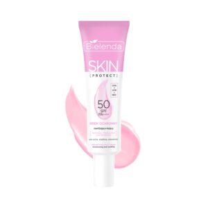 Bielenda Krem ochronny SPF 50 nawilżająco - kojący PA++++, UVA + UVB + HEV