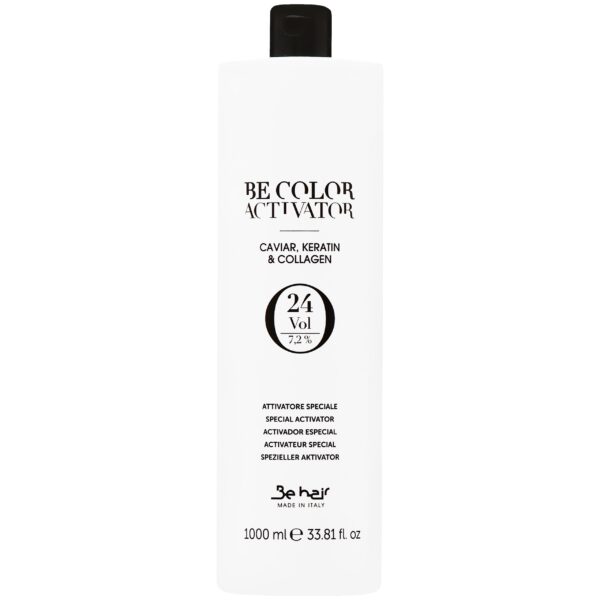 Be Hair Be Color Activator - oksydant do farb z kompleksem kawioru, keratyny i kolagenu, 1000ml Vol. 24 | 7.2%