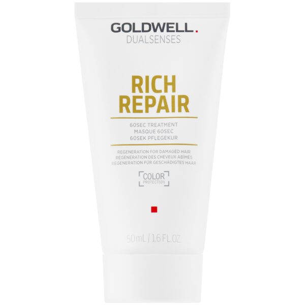 Goldwell Dualsenses Rich Repair - kuracja odbudowująca do włosów 60sec, 50ml
