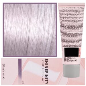 Wella Shinefinity Zero Lift Glaze - profesjonalna farba do włosów, 60ml 09/61 | Bardzo Jasny Fioletowy Popielaty Blond