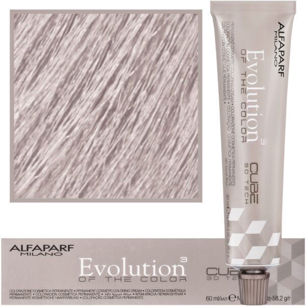 Alfaparf Evolution - farba do włosów 60ml cała paleta 11.21 | Fioletowa popielata platyna