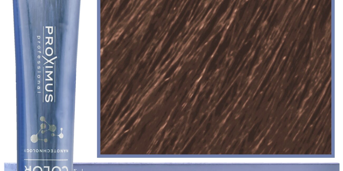 Proximus Supreme Color Nanotechnology – profesjonalna farba do włosów z kwasem hialuronowym, 100ml 6,8 | Cappucino