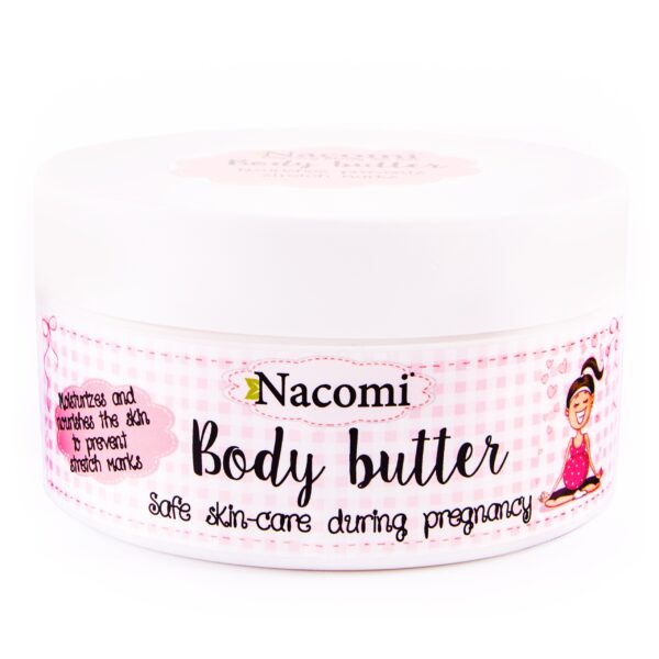 Nacomi Body Butter - nawilżające masło do ciała dla kobiet w ciąży, 100ml