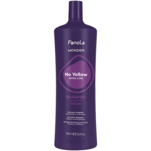 Fanola Wonder No Yellow Shampoo - szampon do włosów blond, 1000ml