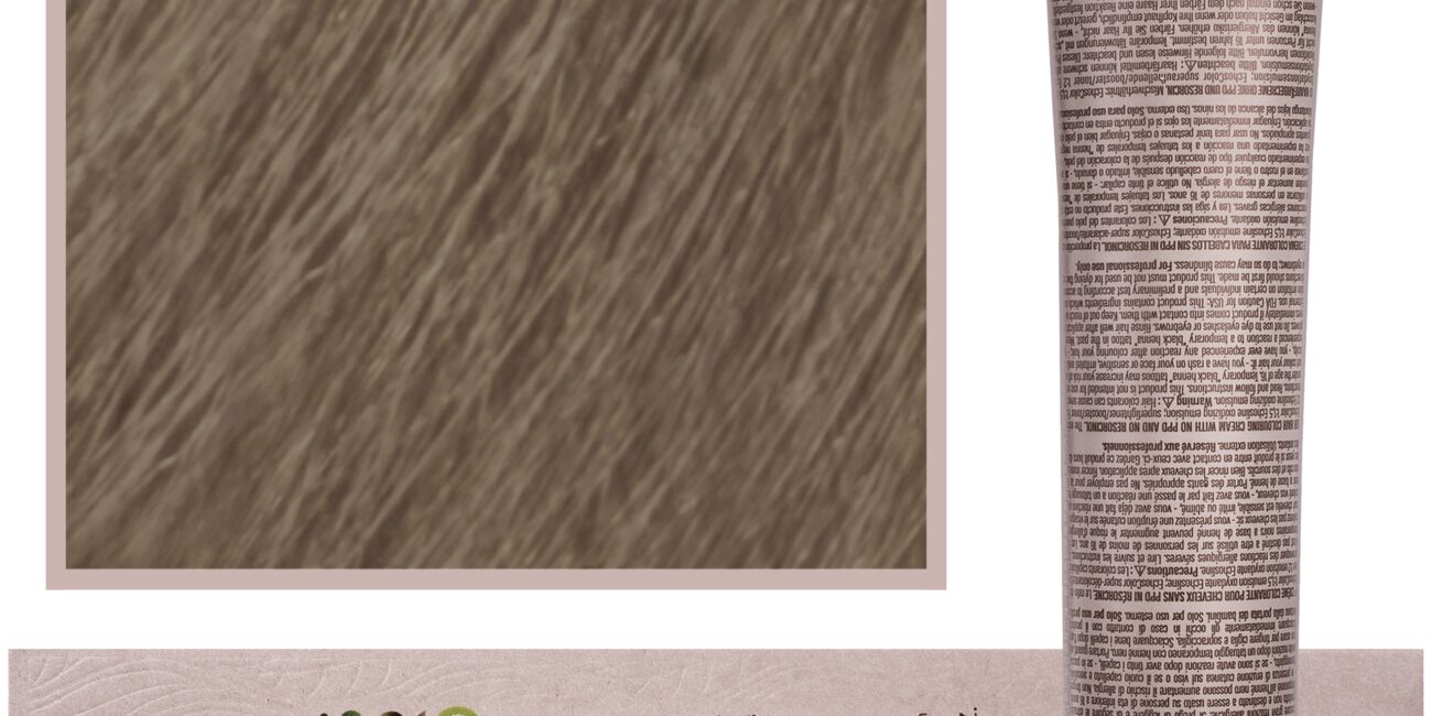 Echosline Echos Color Colouring Cream - wegańska farba do włosów, 100ml 5,13 | Jasny Brąz Naturalny Beżowy