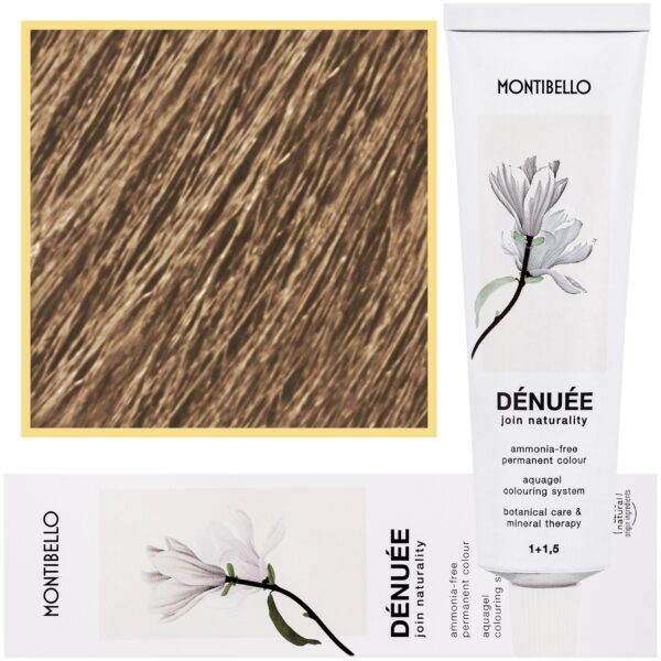 Montibello Denuee – naturalna wegańska farba do włosów bez amoniaku, 60 ml 9,36 | Piaskowy Bardzo Jasny Blond
