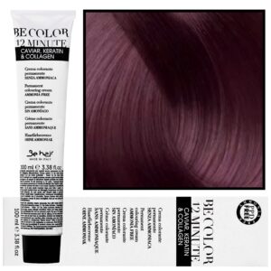 Be Hair Be Color 12 minute - farba do włosów bez amoniaku, 100ml 5,5 | Jasny Kasztanowy Mahoniowy