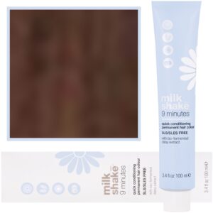 Milk Shake 9 Minutes - farba do włosów 100ml, pełna paleta kolorów 6,41 | 6CA || Ciemny Intensywny Miedziany Popielaty Blond