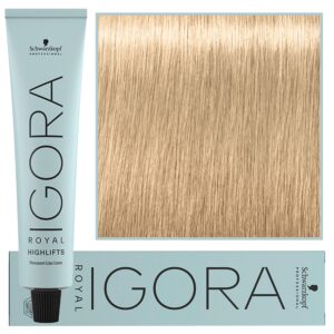 Schwarzkopf Professional Igora Royal Highlifts - farba do włosów o rozjaśniającej formule, 60ml 10-4 | Ultra Blond Beżowy