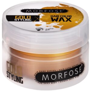 Morfose Hair Color Wax - koloryzujący wosk do włosów, mocny, matowe wykończenie, 100ml Gold | Złoty