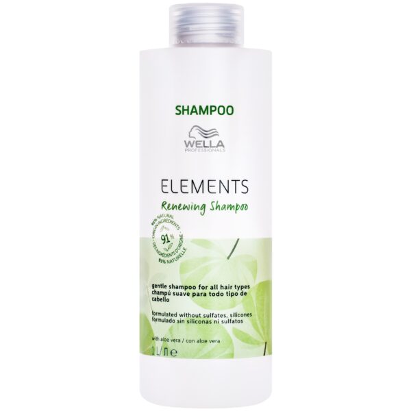 Wella Elements Renewing Shampoo - szampon do wszystkich rodzajów włosów, 1000ml
