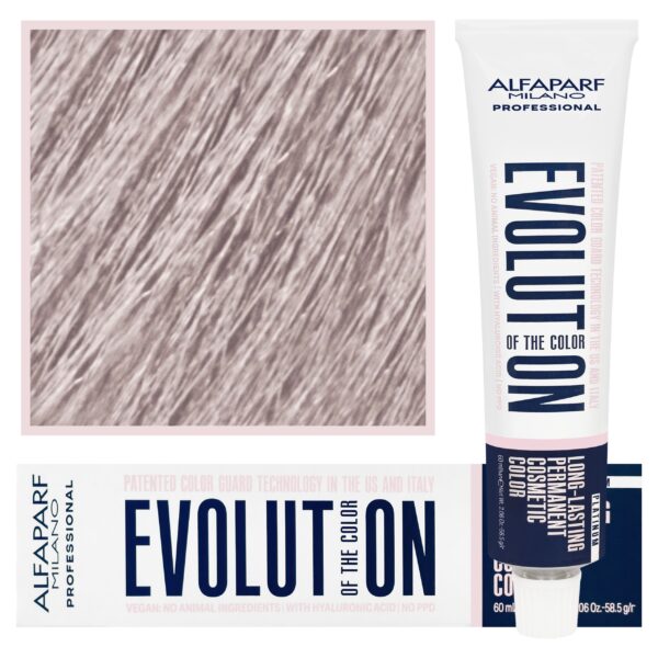 Alfaparf Evolution - wegańska farba do koloryzacji włosów, 60ml 11,21 | Super Rozjasniający Fioletowy Popielaty Blond