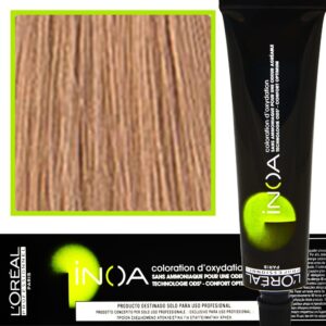 Loreal Inoa farba do włosów głęboki i trwały kolor dodatkowa ochrona włosa 60 ml 9.12 Bardzo Jasny Blond Popielato - Opalizujący